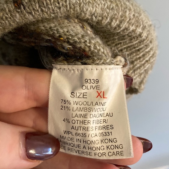 Vintage Woolrich Reindeer & Christmas Tree Fair Isle Wool Sweater - Picture 7 of 9